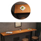 Rectangle industriel Table de table en bois massif en bois 1/3/4 Pièces Table de comptoir avec tabourets hauts