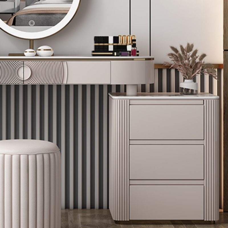 Glam Slate Top Make-up Vanity Set 5-Drawers Eitelkeitsverkederstisch