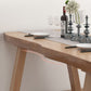 Living Room Solid Wood Top Table Modern Simple Table with 4 Legs Clearhalo 'Dining Tables & Seating' 'Dining Tables' 'dining_table' 'furn' 'furn_dining_table' 'Furniture' 'furniture_dining_table' 'Kitchen & Dining Furniture' 1200x1200_f73d867f-4bb1-4b30-a829-8c645064a8ee