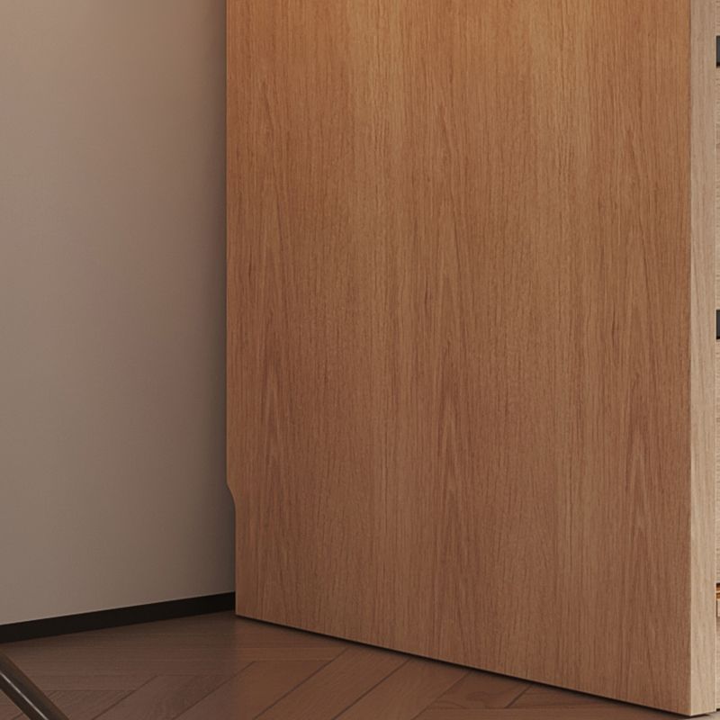 Armadio a porte scorrevoli in vetro contemporanea guardaroba in legno naturale con cassetti