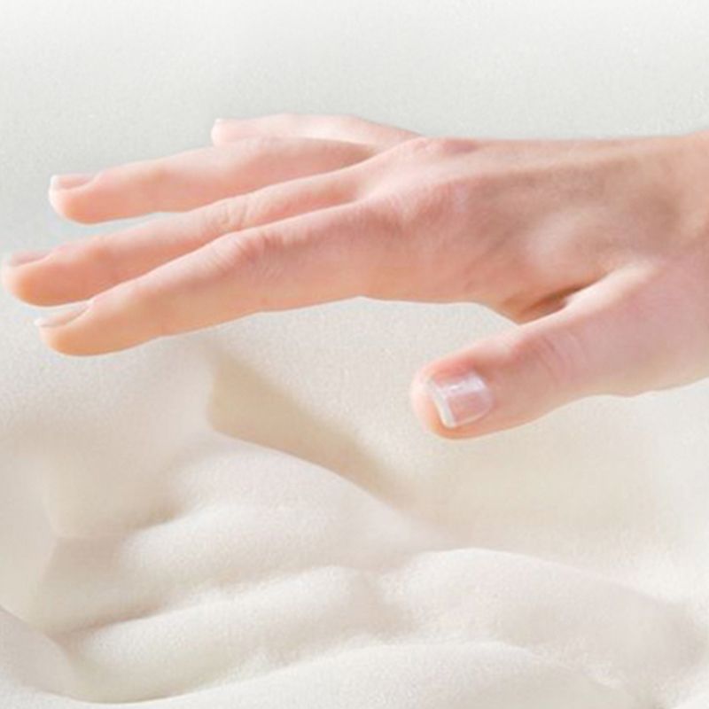 Moderne witte/grijze wol gebogen bank strakke achterkant -stationaire sectionele sectionele