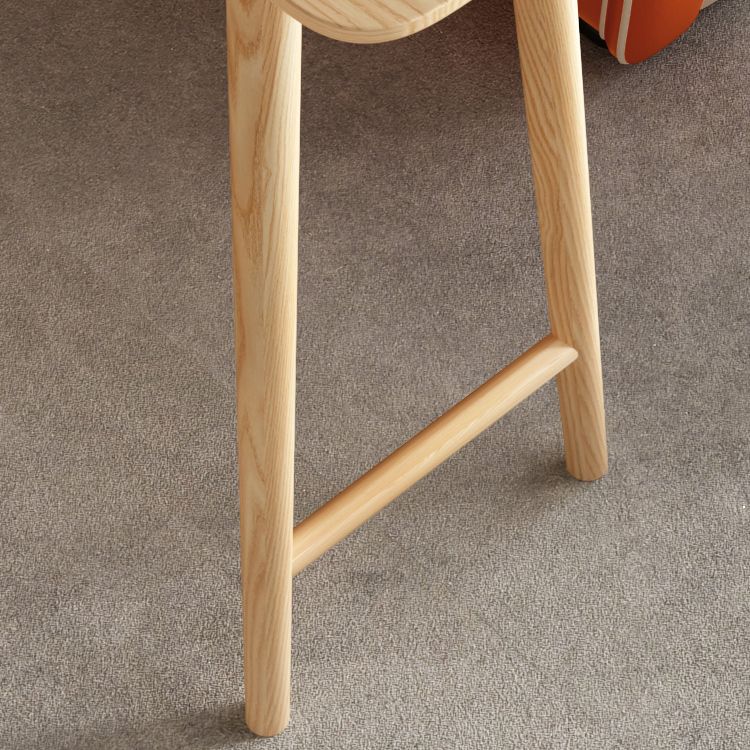 Dennenhout balktafel moderne rechthoekige bar eettafel met dubbele voetstuk voor woonkamer