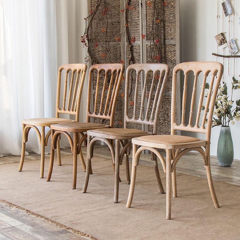 Solid Wood Traditional Dining Room Chairs Matte Finish Slat Back Chairs Clearhalo ' kitchen&dining_furn' 'Dining Chairs' 'Dining Tables & Seating' 'dining_chair' 'furn' 'furn_dining_chair' 'Furniture' 'furniture_dining_chair' 'Kitchen & Dining Furniture' 'kitchen' 1200x1200_f742600c-0da3-4bb8-89c7-dc400214fab8