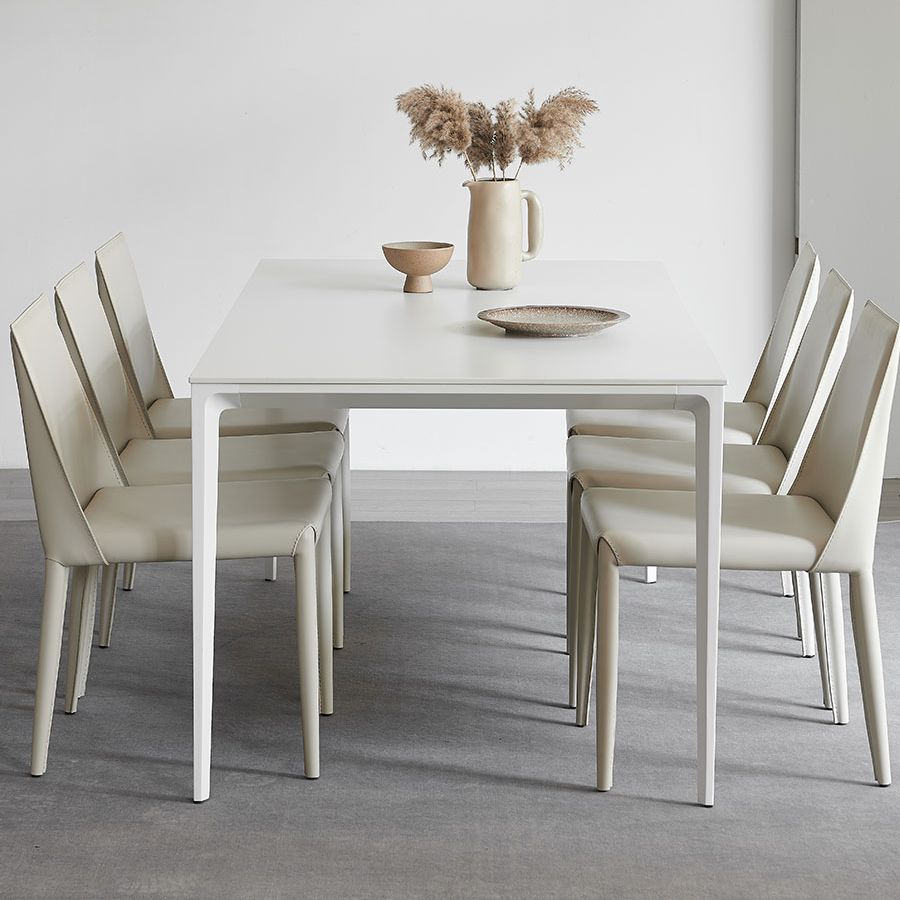 Modern Style Sintered Stone Dining Table Set 1/4/5/7 Pieces Dining Set for Home Clearhalo 'Dining Room Sets' 'Dining Tables & Seating' 'dining_room_set' 'furn' 'furn_dining_room_set' 'Furniture' 'furniture_dining_room_set' 'Kitchen & Dining Furniture' 1200x1200_f742bf04-03ad-43d1-a139-acab79b2c7fd