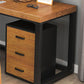 Contemporary Style Writing Desk Solid Wood L-Shape Office Desk Clearhalo 'furn' 'furn_office_desk' 'Furniture' 'Office Desks' 'Office Furniture' 'office_desk' 1200x1200_f743a66e-0c47-46a2-9144-f7d7028dccd4