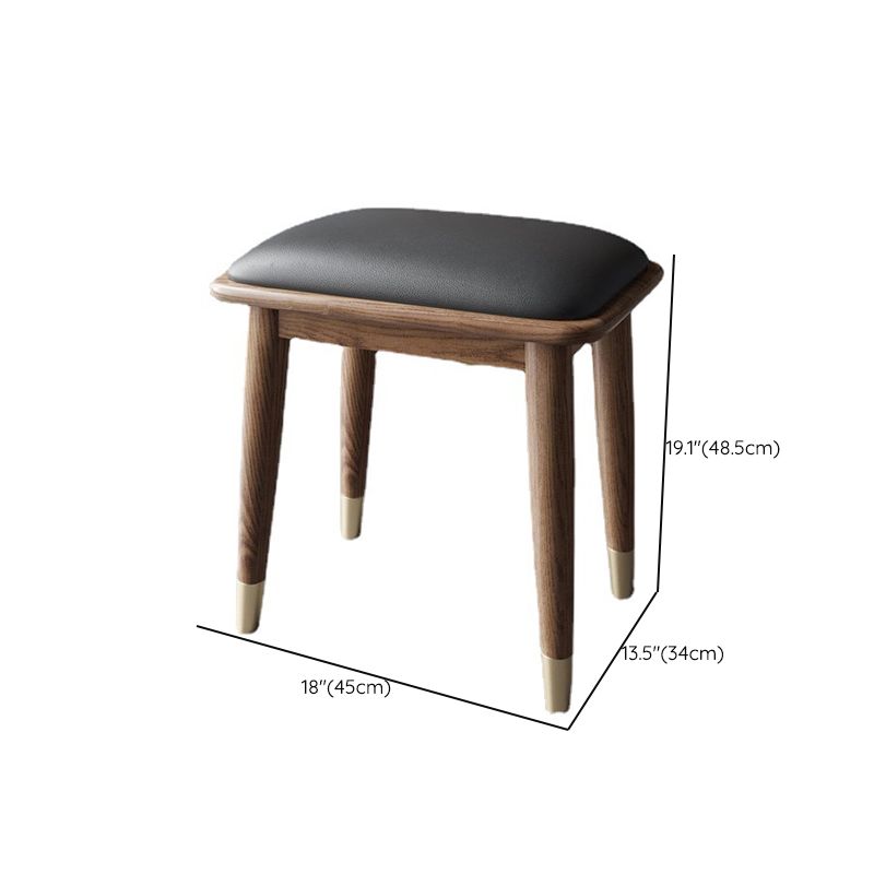 Ensemble de vanité de 29,92 "de large avec tabouret et miroir commode de cendre traditionnelle