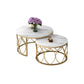 Slate White Coffee Table Frame 2 Piece Nesting Tables for Living Room Clearhalo 'Coffee & Accent Tables' 'Coffee Tables' 'coffee_tables' 'furn' 'furn_coffee_tables' 'Furniture' 'Living Room Furniture' 1200x1200_f7475afe-e076-4246-8a2b-4bc34786391d
