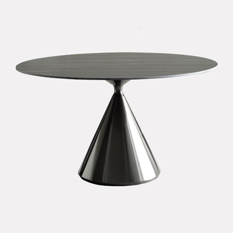 Sintered Stone Modern Round Dining Table Black Stone Top Table with Pedestal Clearhalo ' dining_table' 'Dining Tables & Seating' 'Dining Tables' 'furn' 'furn_dining_table' 'Furniture' 'furniture_dining_table' 'Kitchen & Dining Furniture' 'kitchen&dining_furn' 'kitchen' 'kitchen_dining_table' 1200x1200_f747ba86-5124-456e-8136-b2c287c4a24d