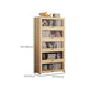 Contemporary Bookshelf Standard Wooden Closed Back Bookcase with Shelves Clearhalo 'Bookcases' 'furn' 'furn_bookcases' 'Furniture' 'Office Furniture' 1200x1200_f74992d7-3900-4307-afea-6b27cb8b6a9f