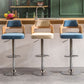 Nordic Style Leather Upholstered Barstool Adjustable Height Swivel single Bar Stool Clearhalo 'Bar Furniture' 'Bar Stools' 'bar_stools' 'furn' 'furn_bar_stools' 'Furniture' 'furniture_bar_stools' 'Kitchen & Dining Furniture' 1200x1200_f74bb889-77d3-4fce-9dcd-d7d443324735