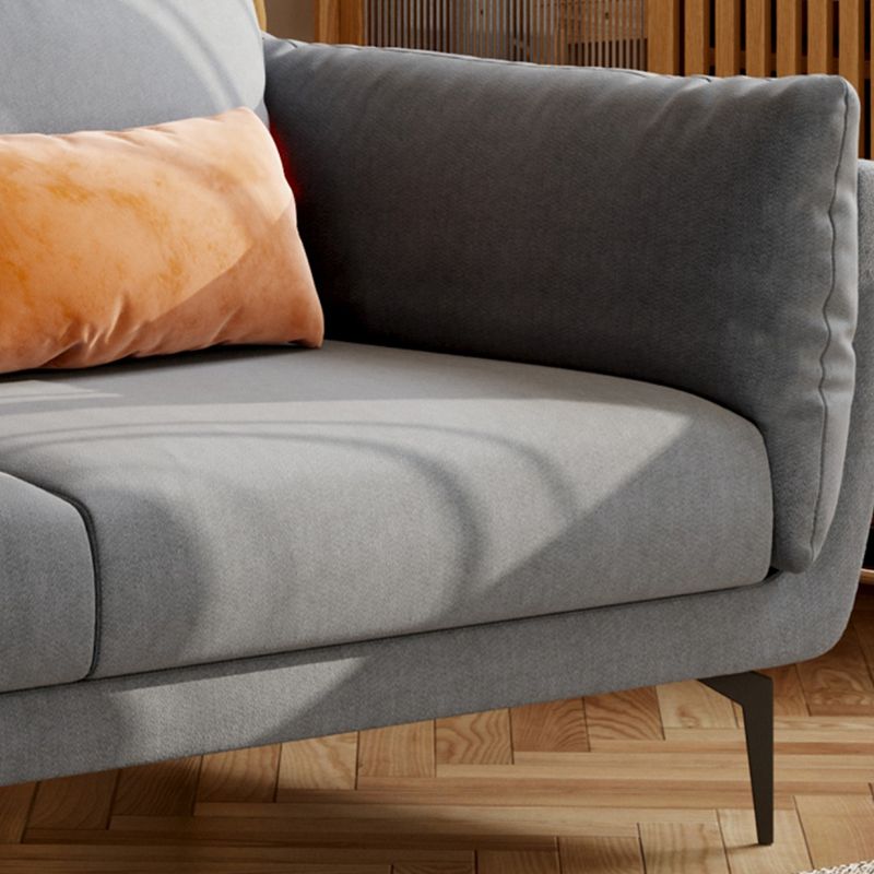 Velvet Pillow Top Arm Settee with Loose Back for Living Room and Apartment Clearhalo 'furn' 'furn_sofas' 'Furniture' 'furniture_sofas' 'kitchen' 'kitchen_sofas' 'Living Room Furniture' 'Sofa' 'sofas' 1200x1200_f74c59b7-ad59-403c-9d9f-7d555ab7a149