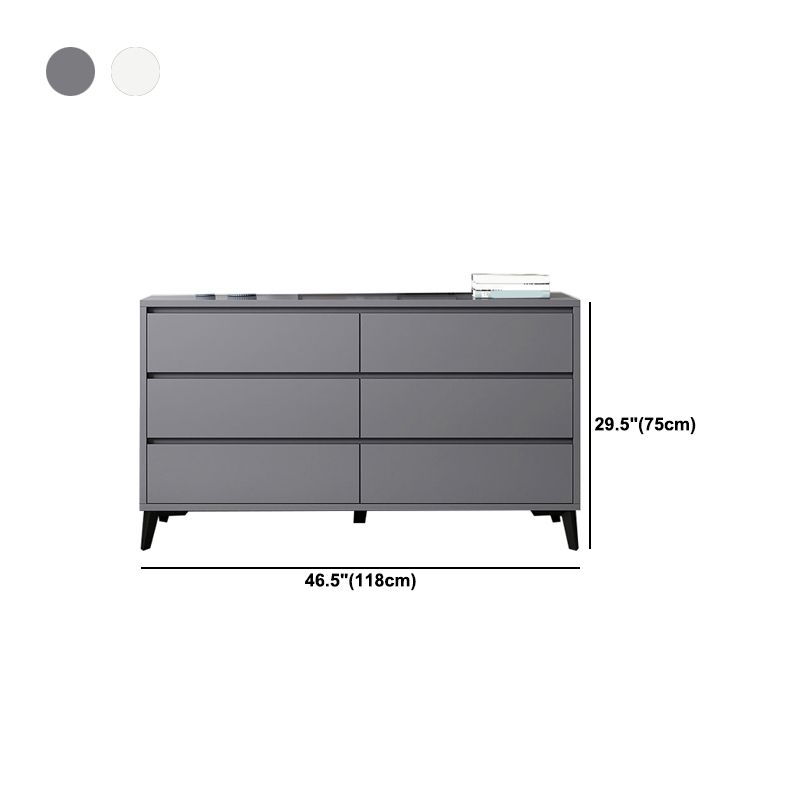 16 "D rangement moderne Commener coffre de rangement en bois en blanc et gris