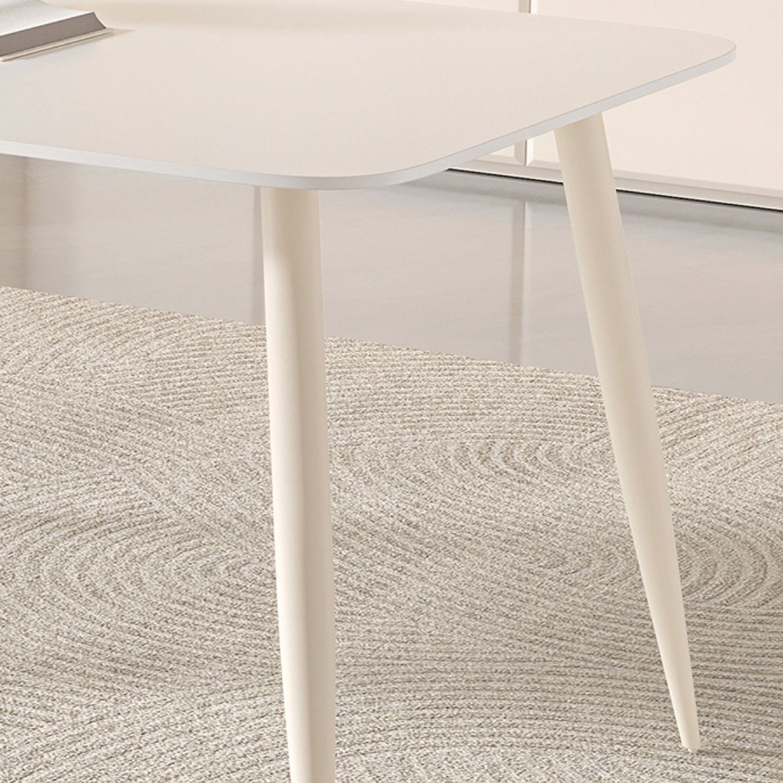 長方形1/2/5/7ピース家具焼けた石造りのダイニングセット