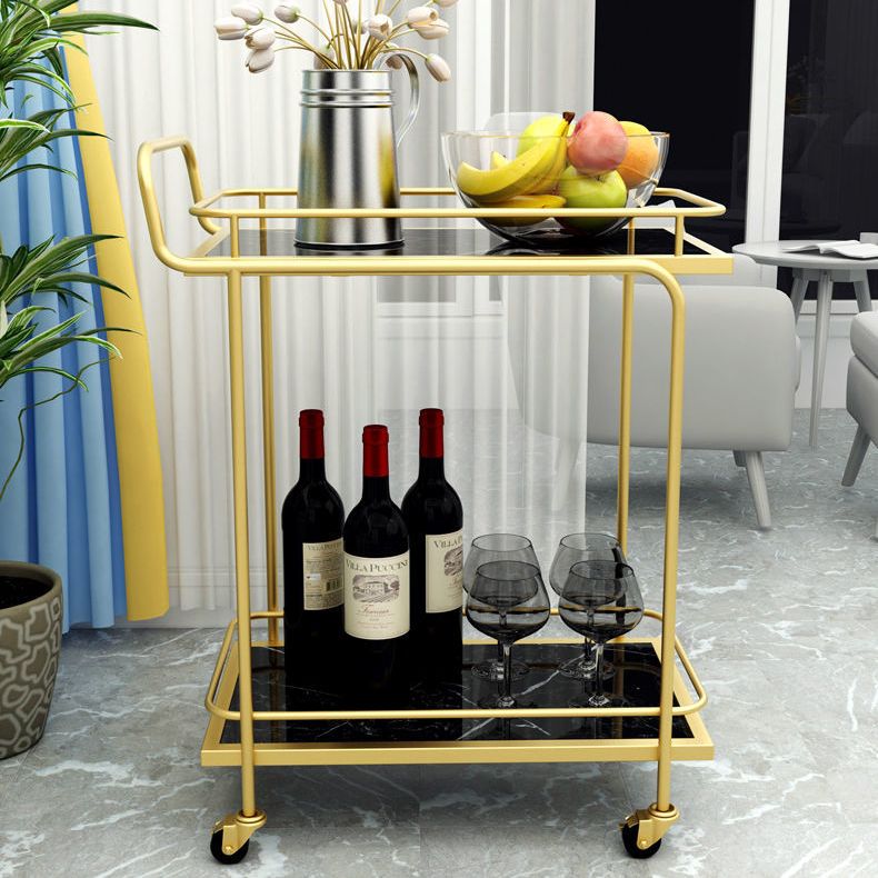 29.92"H Rolling Modern Prep Table Marble Rectangular Prep Table for Home Use