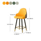 Nordic Style Barstool with PU Leather Seats Counter Stools, Set of 2 Clearhalo 'Bar Furniture' 'Bar Stools' 'bar_stools' 'furn' 'furn_bar_stools' 'furniture_bar_stools' 'Kitchen & Dining Furniture' 'kitchen&dining_furn' 'kitchen' 'kitchen_furn' Furniture' 1200x1200_f74f2ebb-4b78-4185-b2dd-733ff2b5a76a