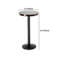 Juego de mesa de Bar Industrial de madera maciza de 1/2/3 piezas, juego de mostrador redondo para uso doméstico