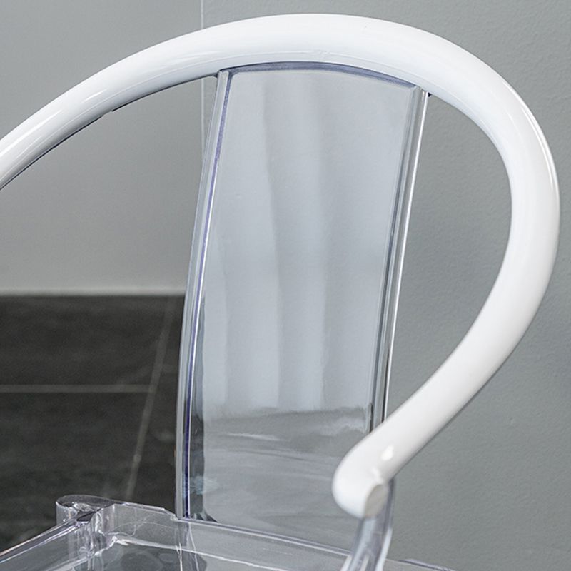 Silla de brazo de la lata del sillón del sillón acrílico del marco acrílico