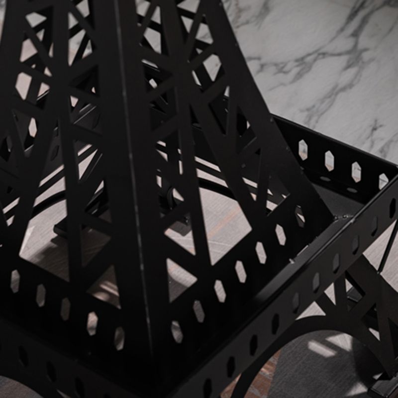 Industrial Black Iron Counter Stools Backless Indoor Bar Stool with Round Seat Clearhalo 'Bar Furniture' 'Bar Stools' 'bar_stools' 'furniture_bar_stools' 'Kitchen & Dining Furniture' 'kitchen&dining_furn' 'kitchen' 'kitchen_furn' Furniture' 1200x1200_f75b7bcb-c4ed-4cbb-be1a-970c19af49e4