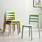 Minimalist Style Ladder Back Dining Chairs Plastic Dining Armless Chairs for Home Clearhalo ' kitchen&dining_furn' 'Dining Chairs' 'Dining Tables & Seating' 'dining_chair' 'furn' 'furn_dining_chair' 'Furniture' 'furniture_dining_chair' 'Kitchen & Dining Furniture' 'kitchen' 1200x1200_f75d4db1-aa32-4284-adc5-6310108e47d0