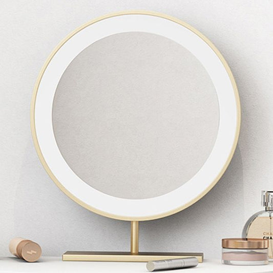 Modern Semicircle Slate Top Table Makeup Vanity with Drawers Clearhalo 'Bedroom Furniture' 'furn' 'furn_makeup_vanities' 'Furniture' 'Makeup Vanities' 'makeup_vanities' 1200x1200_f7607329-6261-4328-a980-223448c51878