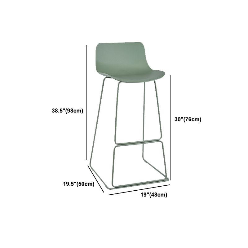 Indoor Footrest Dining Stool Plastic Industrial Low Back Counter-height Stool Clearhalo 'Bar Furniture' 'Bar Stools' 'bar_stools' 'furn' 'furn_bar_stools' 'Furniture' 'Kitchen & Dining Furniture' 1200x1200_f76099d7-4146-4da6-8b7e-c1d04bffa0ea
