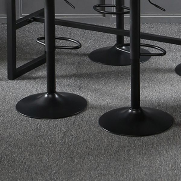 Einstellbarer Innenhocker mit Wirbelstuhl mit schwenkbarem Lederstuhl Stuhl