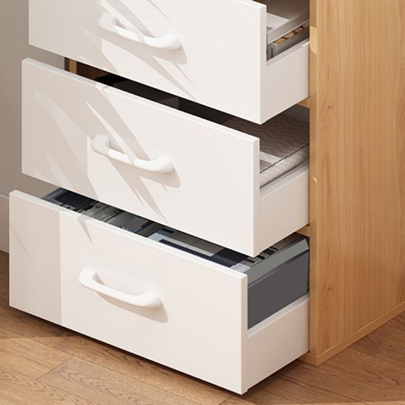 Contemporary Rectangle Gloss Finish with Drawer Chest,18.9" L Clearhalo 'Cabinets & Chests' 'cabinets_chests' 'furn' 'furn_cabinets_chests' 'Furniture' 'Living Room Furniture' 1200x1200_f76206ad-adeb-4998-8289-cedc23108d03