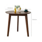 Contemporary Round Dining Table Wood Dinner Table with 3 Legs