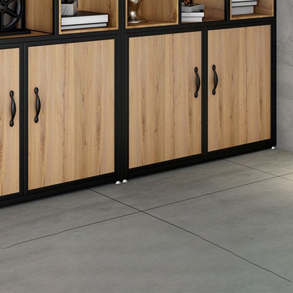 Vertikalem Standard offenes Bücherregal Modern Brown Office Regal Bücherregal mit Türen