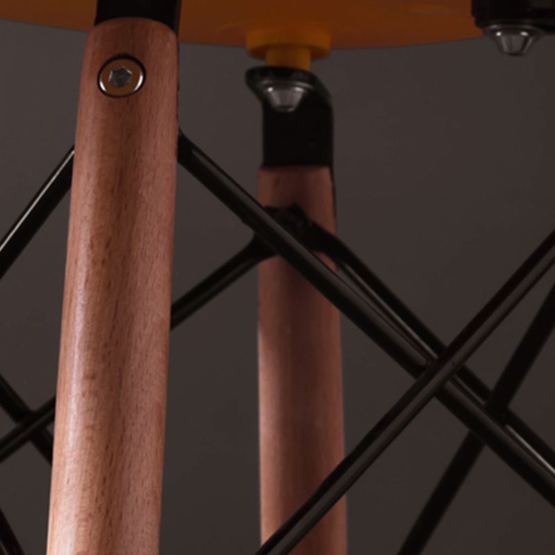 Contemporary Wood Armless Chair Kitchen Dining Room Solid Back Chair Clearhalo 'Dining Chairs' 'Dining Tables & Seating' 'dining_chair' 'Furniture' 'furniture_dining_chair' 'Kitchen & Dining Furniture' 1200x1200_f76a09f1-a101-42af-b19c-cbe74b2264a5