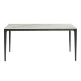 Modern Style Sintered Stone Dining Table White Rectangle Table with 4 Legs for Kitchen Clearhalo ' dining_table' 'Dining Tables & Seating' 'Dining Tables' 'Furniture' 'furniture_dining_table' 'Kitchen & Dining Furniture' 'kitchen&dining_furn' 'kitchen' 'kitchen_dining_table' 1200x1200_f76ee39d-a6ed-407b-9088-4469e4bfc035