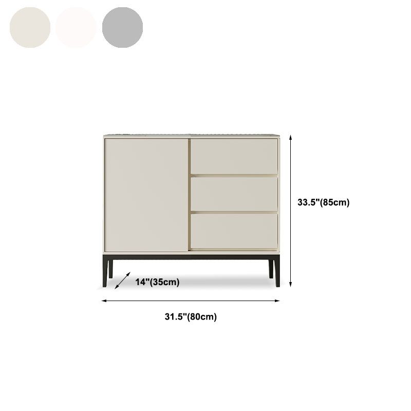Sinterizzato Server Top Server Glam Sidetboard a buffet con porta e cassetto