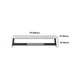 17.72"H TV Stand Glam Style White Open Storage TV Console with 2-shelf