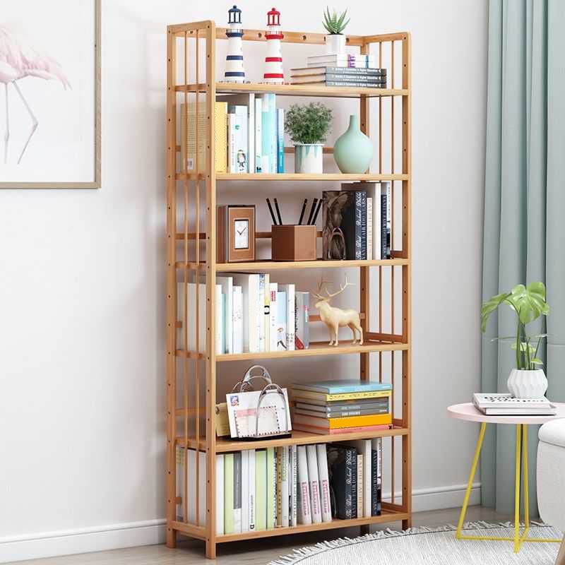 Manufactured Wood Etagere Bookshelf Natural Modern Open Bookcase for Classroom Clearhalo 'Bookcases' 'furn' 'furn_bookcases' 'Furniture' 'furniture_bookcases' 'Office Furniture' 1200x1200_f77329ba-cfb2-4beb-b7d6-654137d5c95d
