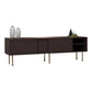 Console multimediale per TV in legno Console multimediale moderna Supporto TV per soggiorno