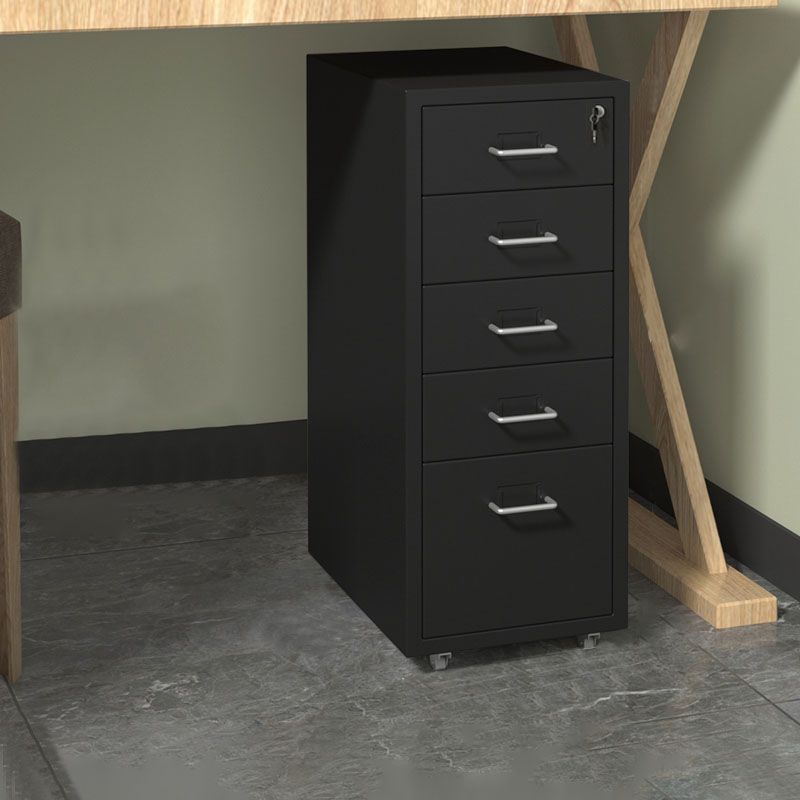 Gabinetto del file Home Office moderno mobile in metallo a colori solidi su Castori