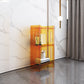 Rectangle Acrylic Standard Bookshelf Scandinavian Closed Back Bookcase