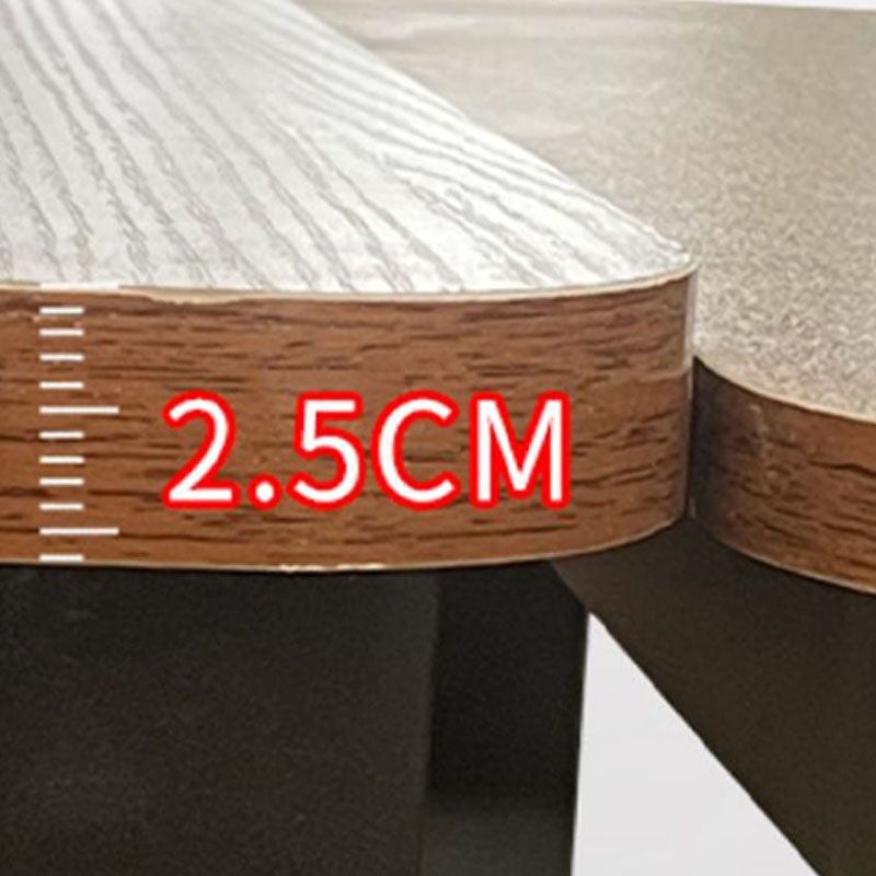 Rectangular Shaped Office Writing Table Wood in Natural with Metal Legs Clearhalo 'furn' 'furn_office_desk' 'Furniture' 'Office Desks' 'Office Furniture' 'office_desk' 1200x1200_f775f123-6017-49f3-8074-5da7924917e5