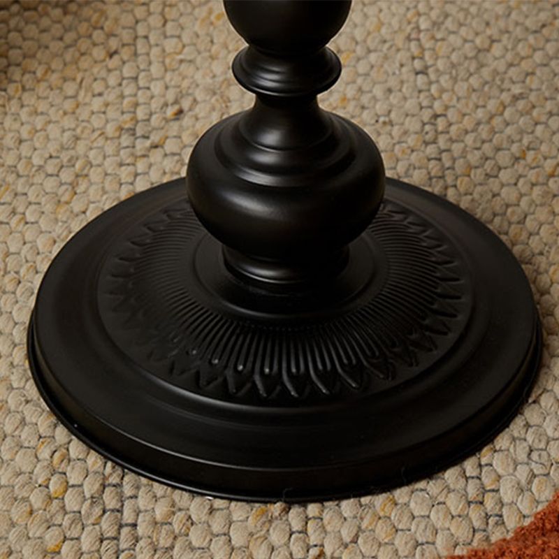 Metal 20.47" Tall Side Table Pedestal Sofa Side Accent Table