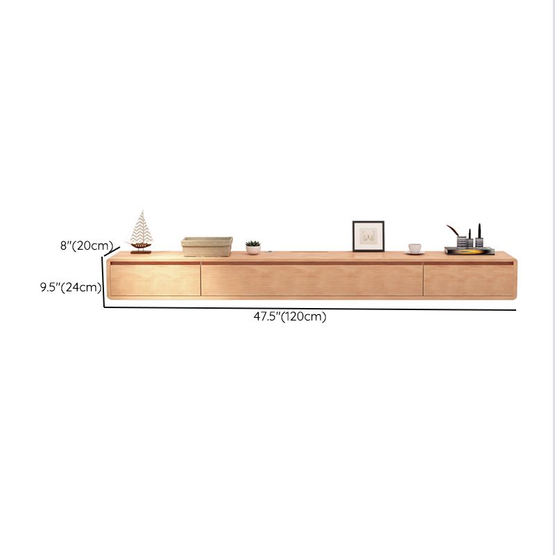 Wall-mounted TV Stand Console Modern TV Media Console with Drawers Clearhalo 'furn' 'furn_tv_stands_entertainment_centers' 'Furniture' 'Living Room Furniture' 'TV Stands & Entertainment Centers' 'TV Stands & Media Storage Furniture' 'tv_stands_entertainment_centers' 1200x1200_f77b7dc9-cb11-42f6-9b69-fa6eccd9e3d5