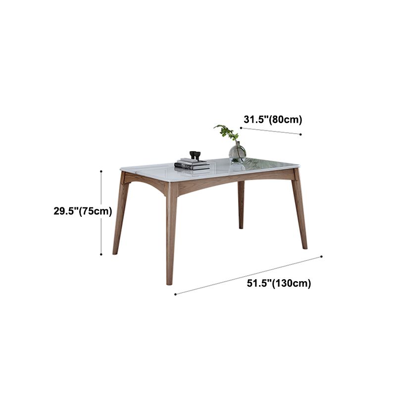 Midcentury Style Dining Room Collection Marble 4 Legs Dining Site Table Clearhalo 'Dining Tables & Seating' 'Dining Tables' 'dining_table' 'furn' 'furn_dining_table' 'Furniture' 'Kitchen & Dining Furniture' 1200x1200_f77be54a-8adb-47f8-a58b-c74278368c7b