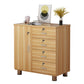 Contemporary Wood Accent Cabinet with Drawer Rectangle Side Cabinet