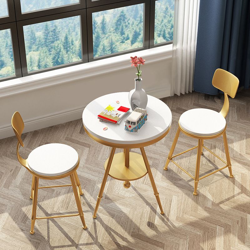 Glam Armless Kitchen Dining Side Chair Open Back Dining Side Chair Clearhalo 'Dining Chairs' 'Dining Tables & Seating' 'dining_chair' 'furn' 'furn_dining_chair' 'Furniture' 'Kitchen & Dining Furniture' 1200x1200_f77f58ff-68f8-4087-b546-b11cd648d51a