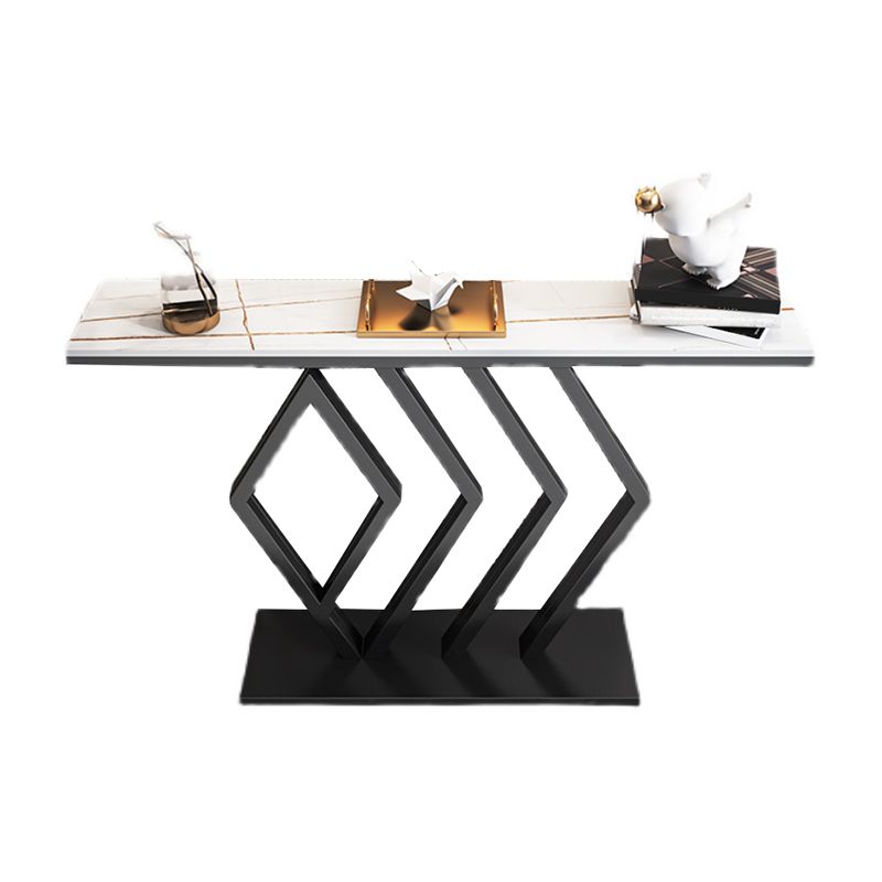 Tabella della console rettangolare moderna tavolo da divano console resistente ai graffi