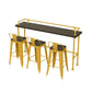Ensemble de comptoir rectangle à chevalet 1/2/4 pièces