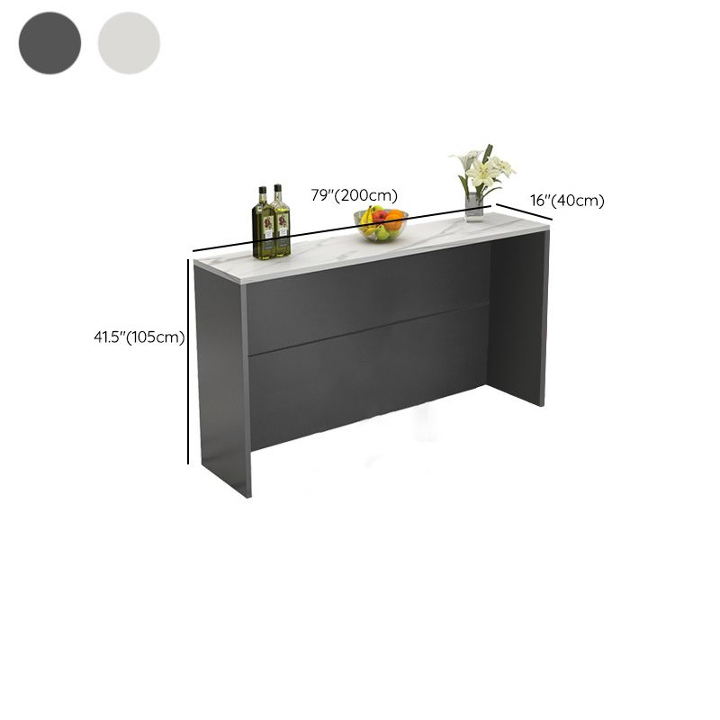 Modern Indoor Bar Stool Table White Marble Rectangle Counter Table Clearhalo 'Bar Furniture' 'Bar Tables' 'bar_tables' 'furn' 'furn_bar_tables' 'Furniture' 'Kitchen & Dining Furniture' 1200x1200_f7854751-8620-408a-865a-d6da5d450ed1