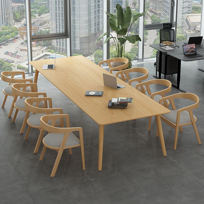 Glam Khaki Solid Wood Dining Table Standard Rectangle Shape Dining Table for Kitchen Clearhalo ' dining_table' 'Dining Tables & Seating' 'Dining Tables' 'furn' 'furn_dining_table' 'Furniture' 'furniture_dining_table' 'Kitchen & Dining Furniture' 'kitchen&dining_furn' 'kitchen' 'kitchen_dining_table' 1200x1200_f785f162-b26d-4121-a963-655ec087e138