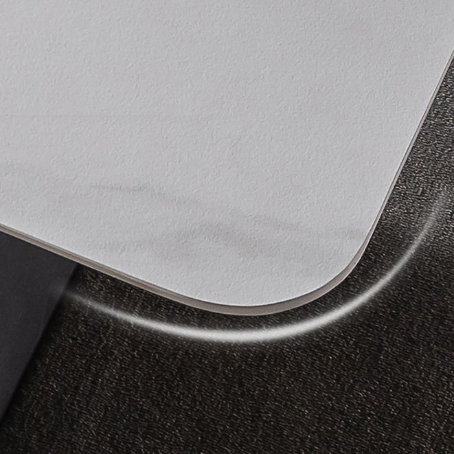 Contemporary Rectangle Dining Table Double Pedestal Furniture for Dining Room Clearhalo ' dining_table' 'Dining Tables & Seating' 'Dining Tables' 'furn' 'furn_dining_table' 'Furniture' 'furniture_dining_table' 'Kitchen & Dining Furniture' 'kitchen&dining_furn' 'kitchen' 'kitchen_dining_table' 1200x1200_f7865ca5-db0a-4991-ac55-8ea711e42645