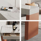Orange Bar Stool and Table Set Contemporary 1/2/3 Pieces Bar Table Set Clearhalo 'Bar Furniture' 'furn' 'furn_home_bar_bar_sets' 'Furniture' 'Home Bars & Bar Sets' 'home_bar_bar_sets' 'Kitchen & Dining Furniture' 1200x1200_f78777d9-37a8-4e61-82d2-224202e416c6