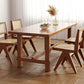 Contemporary Rectangle Shape Standard Dining Table Solid Wood Kitchen Dining Table with Trestle Base Clearhalo ' dining_table' 'Dining Tables & Seating' 'Dining Tables' 'furn' 'furn_dining_table' 'Furniture' 'furniture_dining_table' 'Kitchen & Dining Furniture' 'kitchen&dining_furn' 'kitchen' 'kitchen_dining_table' 1200x1200_f7884ab7-2c9d-426a-91fc-0a0cf3d1bd43